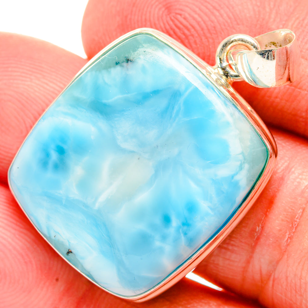 Larimar Pendants handcrafted by Anasilvercos - PD33752