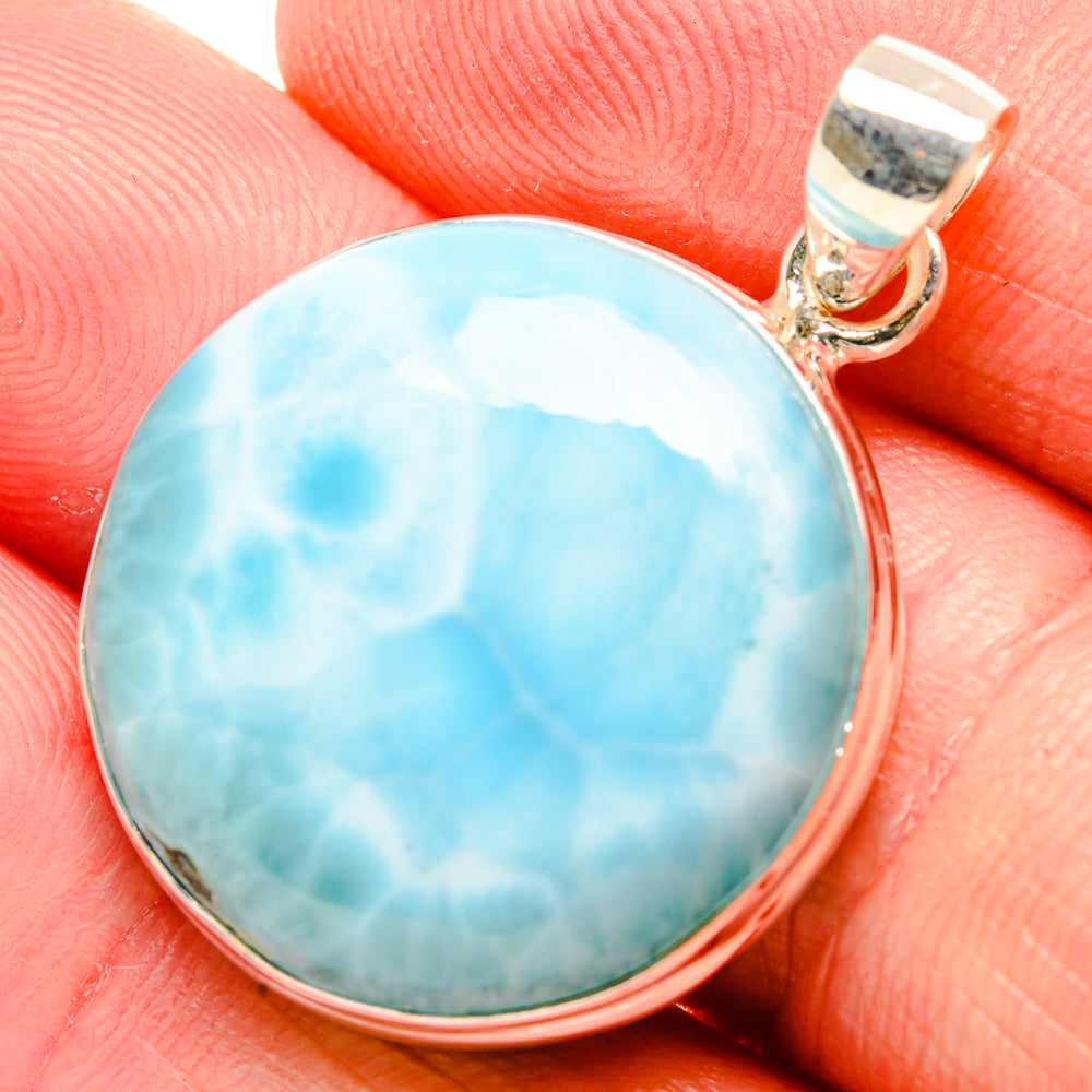 Larimar Pendants handcrafted by Anasilvercos - PD33774