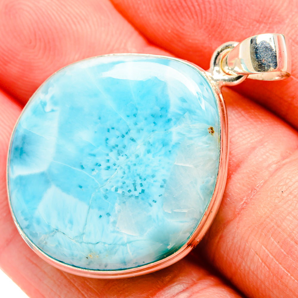 Larimar Pendants handcrafted by Anasilvercos - PD33775