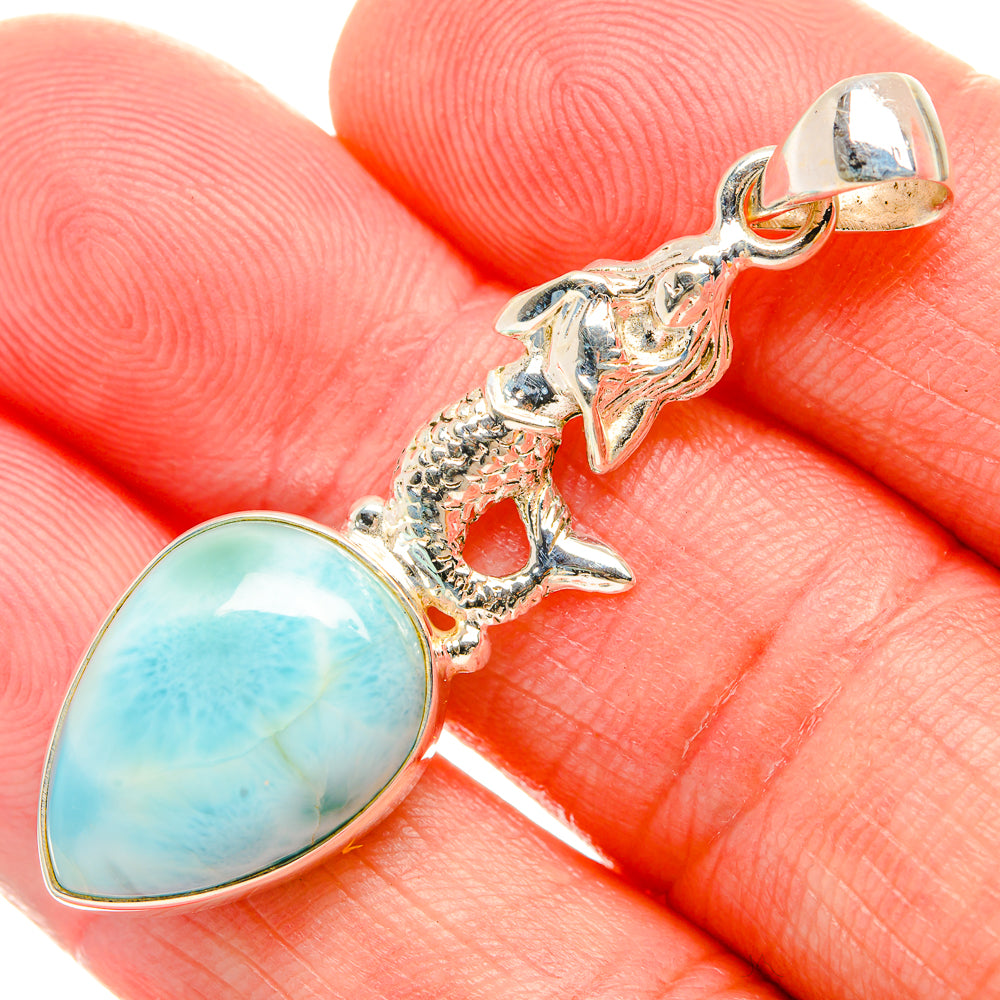 Larimar Pendants handcrafted by Anasilvercos - PD33836