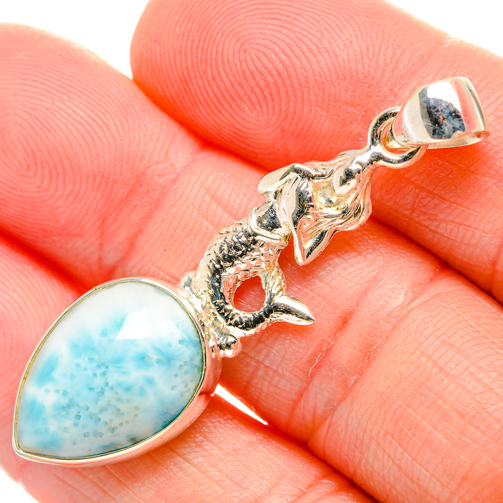 Larimar Pendants handcrafted by Anasilvercos - PD33848