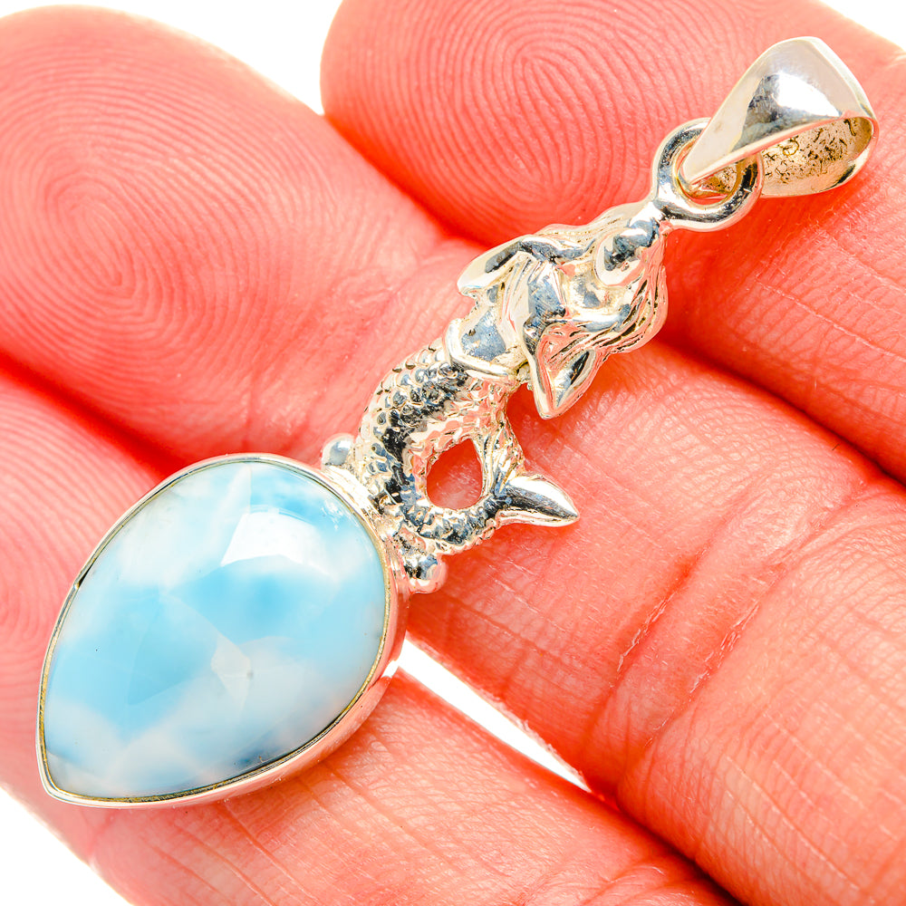 Larimar Pendants handcrafted by Anasilvercos - PD33853