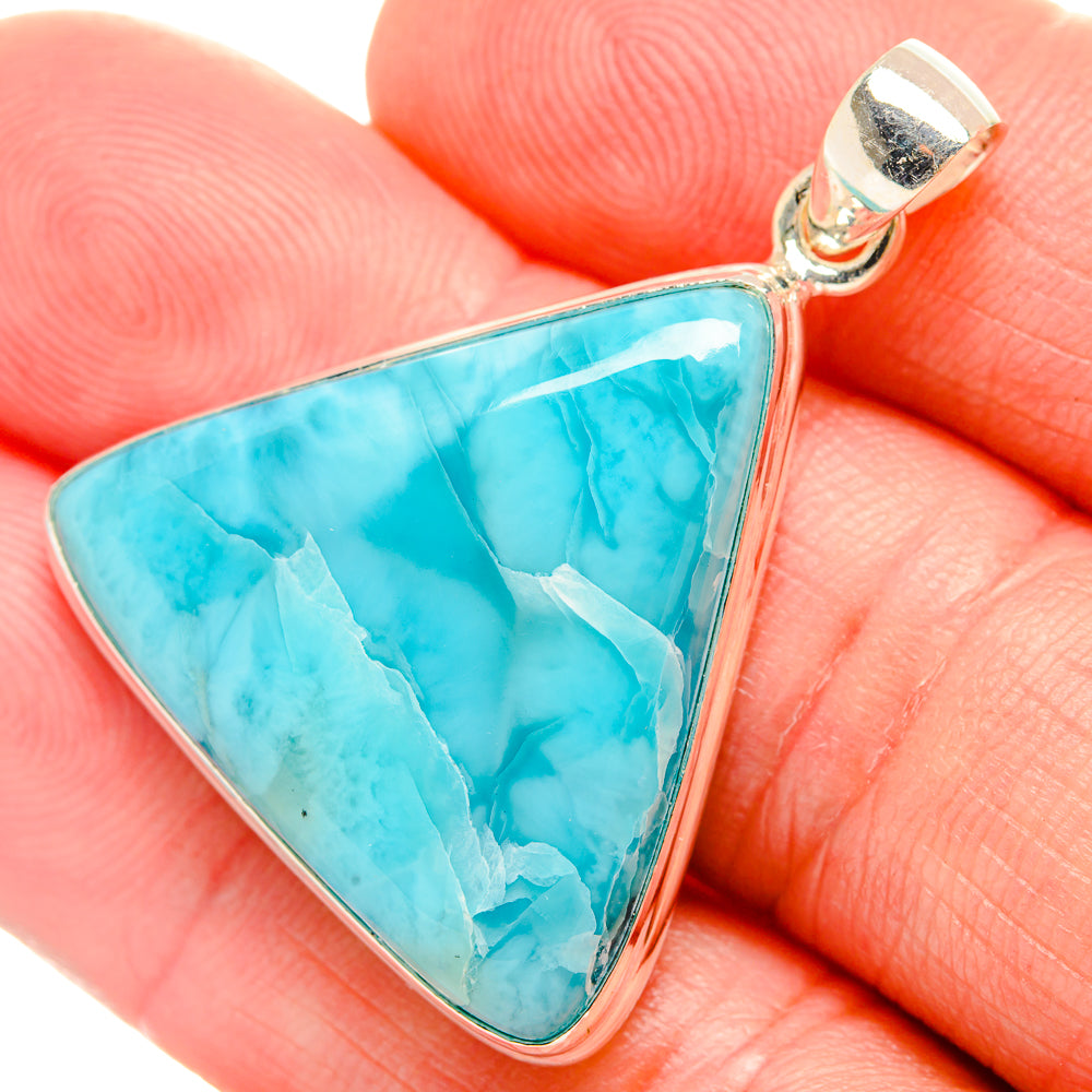 Larimar Pendants handcrafted by Anasilvercos - PD33857