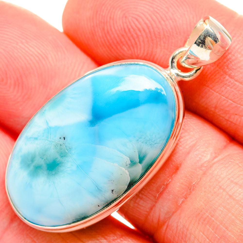 Larimar Pendants handcrafted by Anasilvercos - PD33866