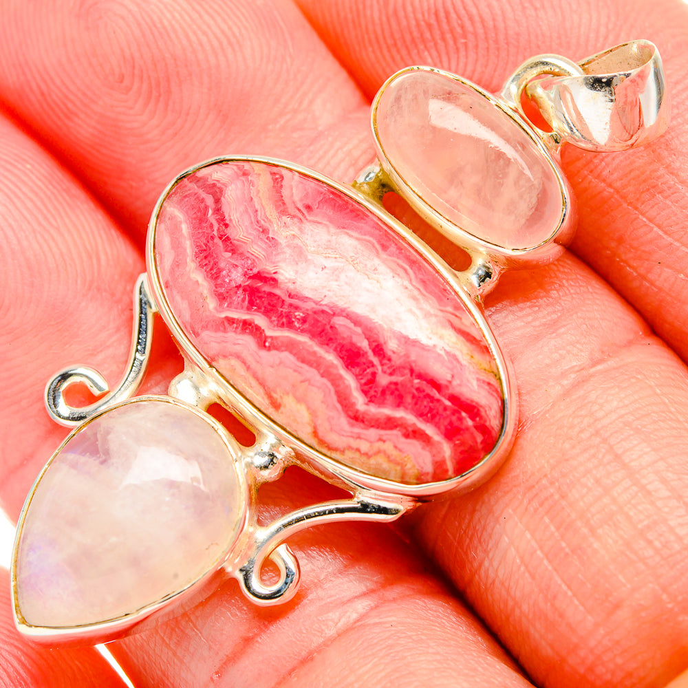 Rhodochrosite Pendants handcrafted by Anasilvercos - PD33883