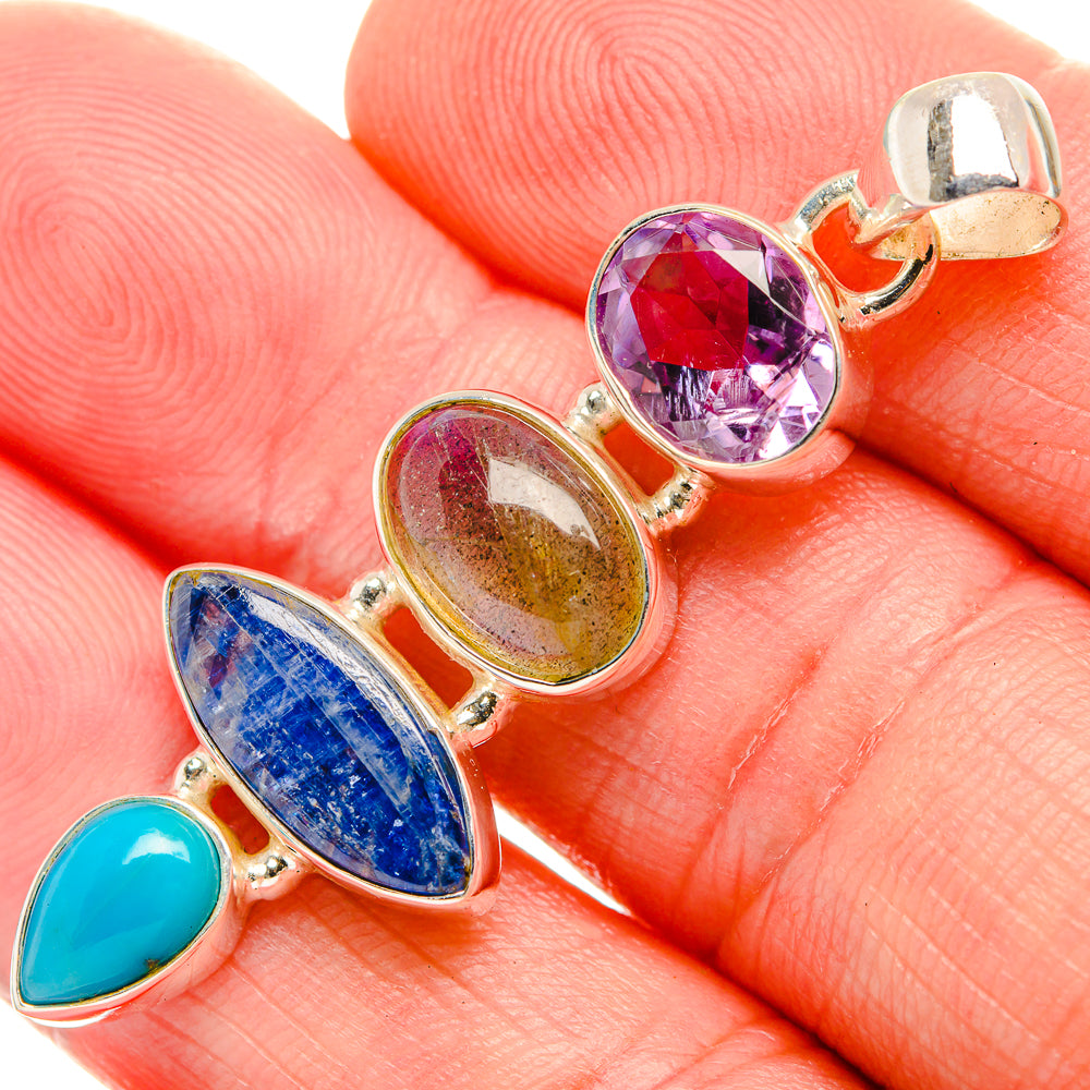 Kyanite Pendants handcrafted by Anasilvercos - PD33892