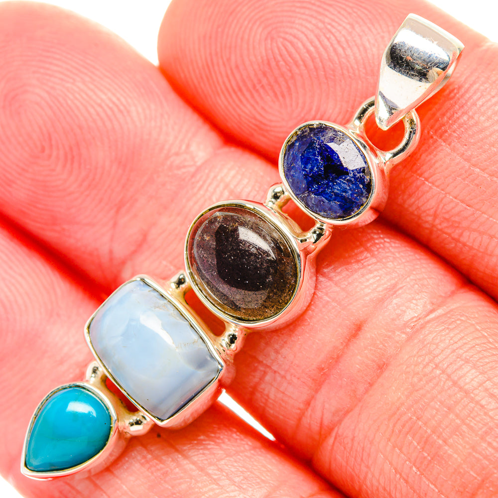 Owyhee Opal Pendants handcrafted by Anasilvercos - PD33894