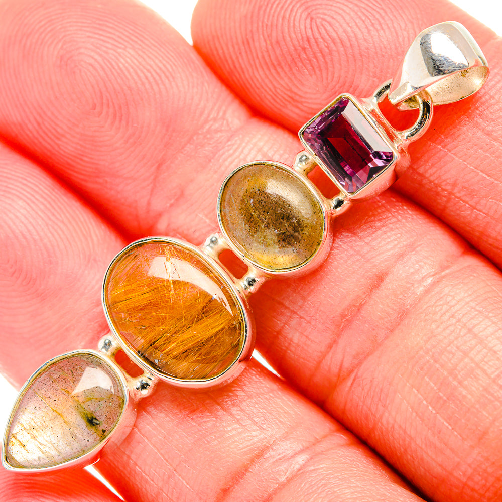 Labradorite Pendants handcrafted by Anasilvercos - PD33899
