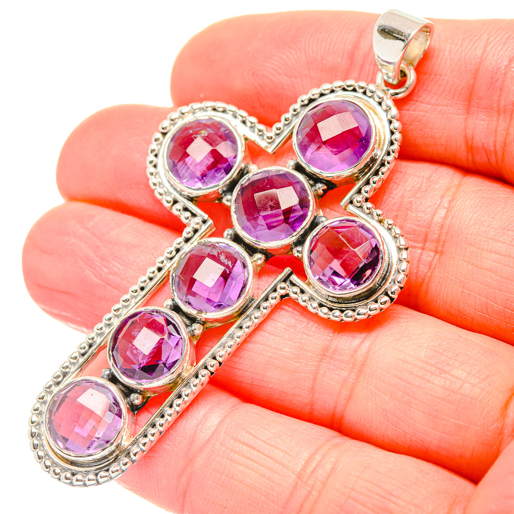 Amethyst Pendants handcrafted by Anasilvercos - PD33943