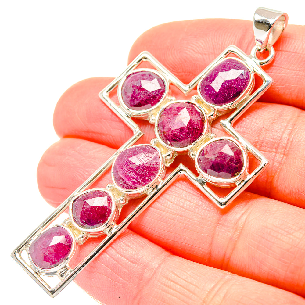 Pink Tourmaline Pendants handcrafted by Anasilvercos - PD33946