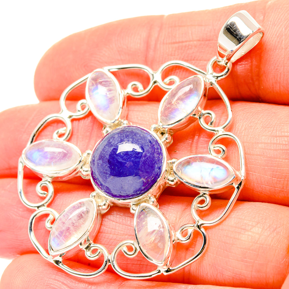 Tanzanite Pendants handcrafted by Anasilvercos - PD33953