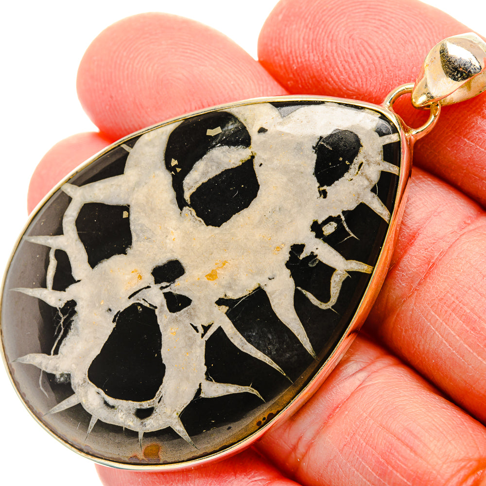 Septarian Geode Pendants handcrafted by Anasilvercos - PD33978