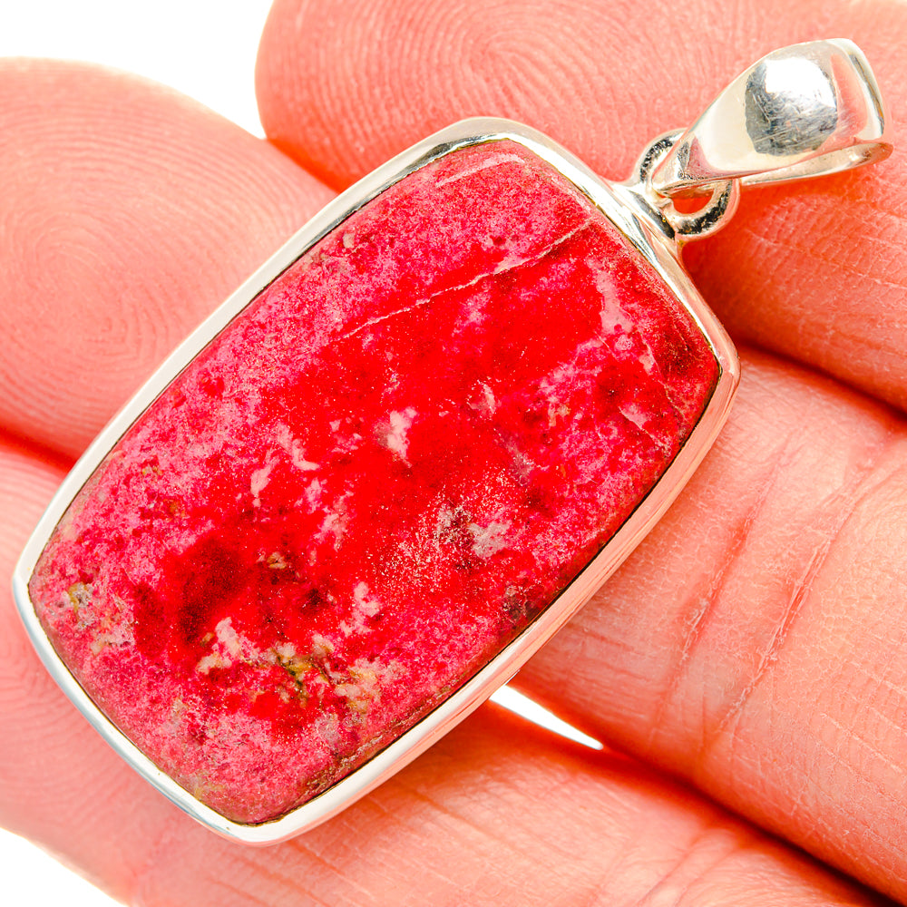 Thulite Pendants handcrafted by Anasilvercos - PD33980