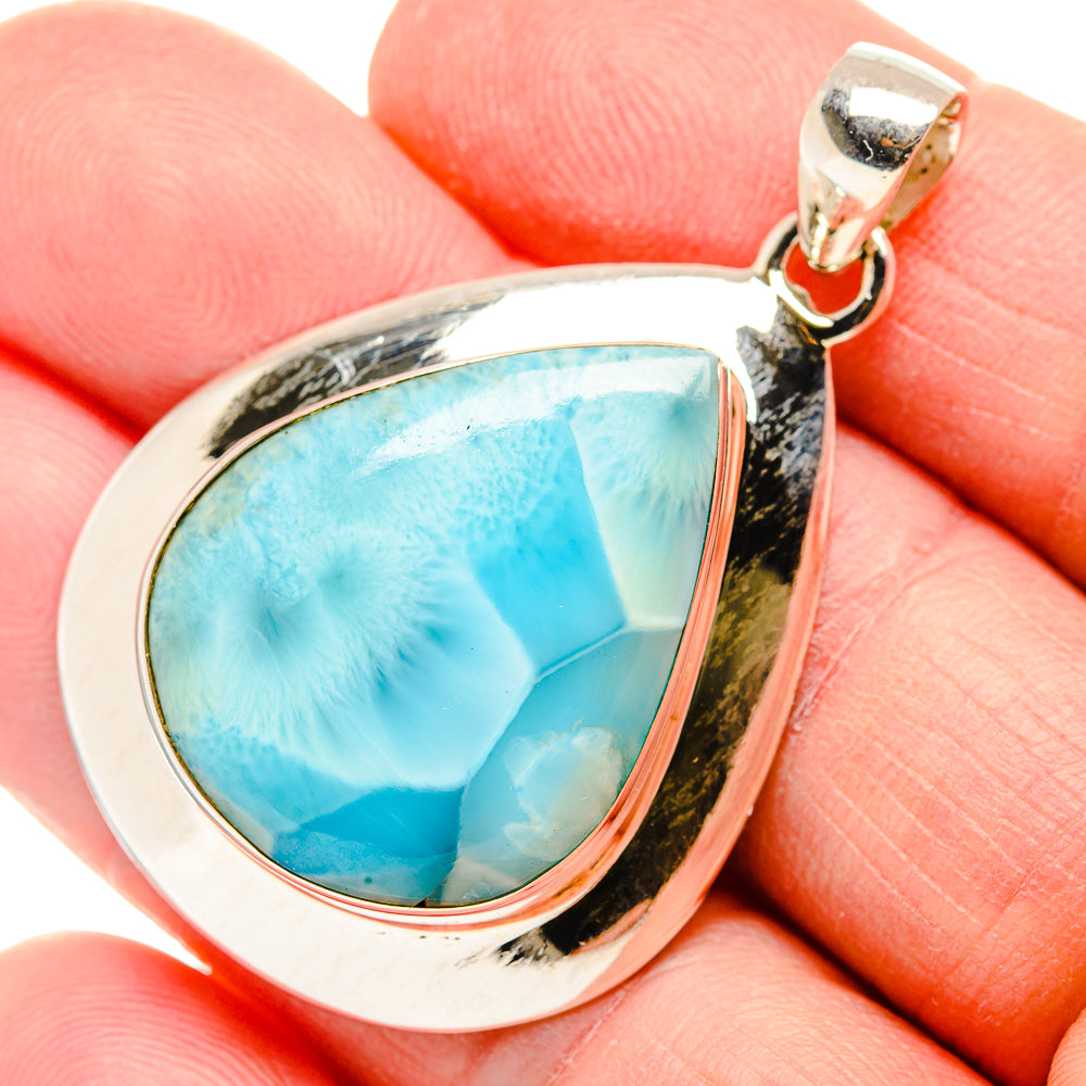 Larimar Pendants handcrafted by Anasilvercos - PD33983