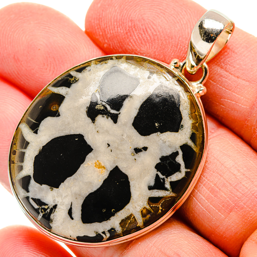 Septarian Geode Pendants handcrafted by Anasilvercos - PD33986