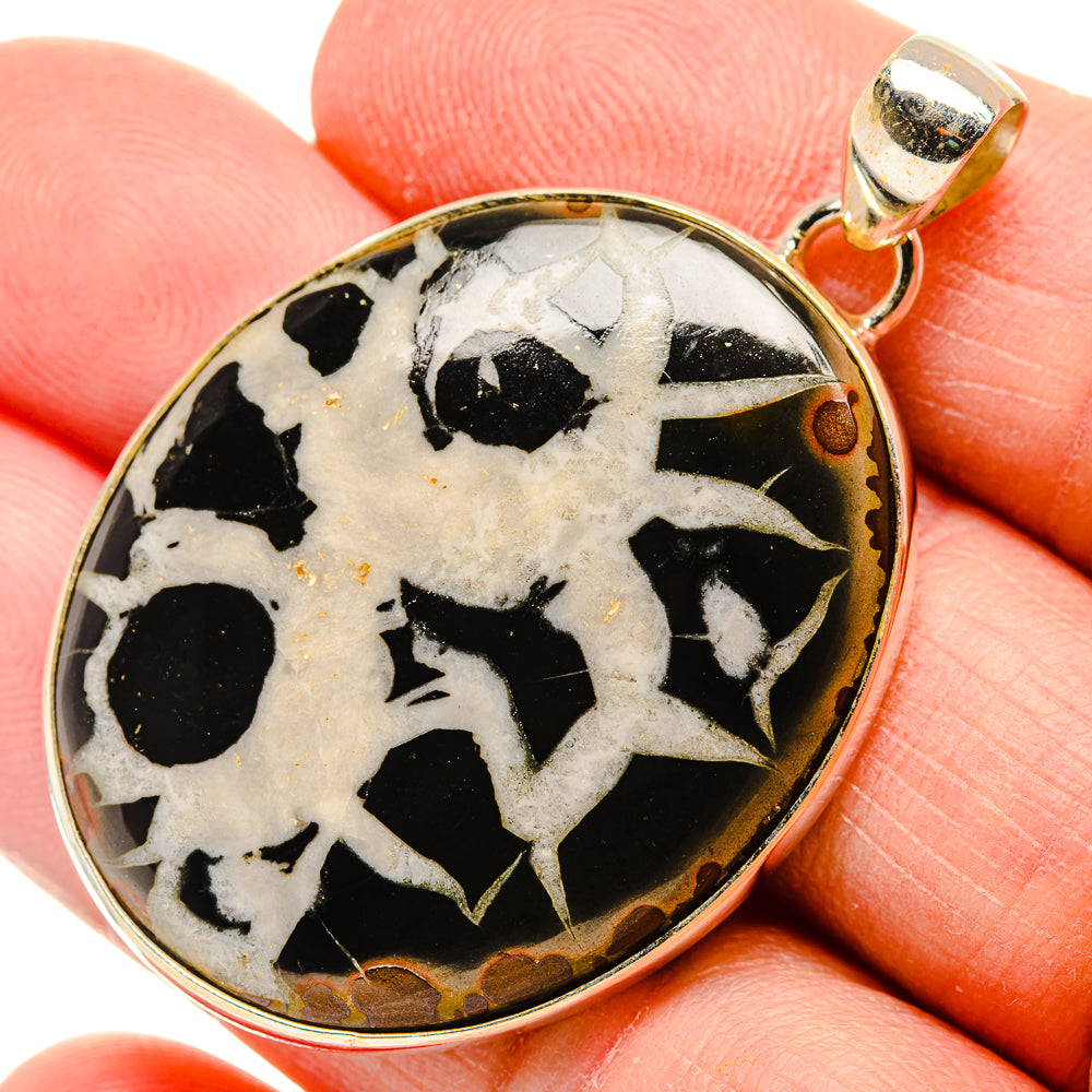 Septarian Geode Pendants handcrafted by Anasilvercos - PD33995