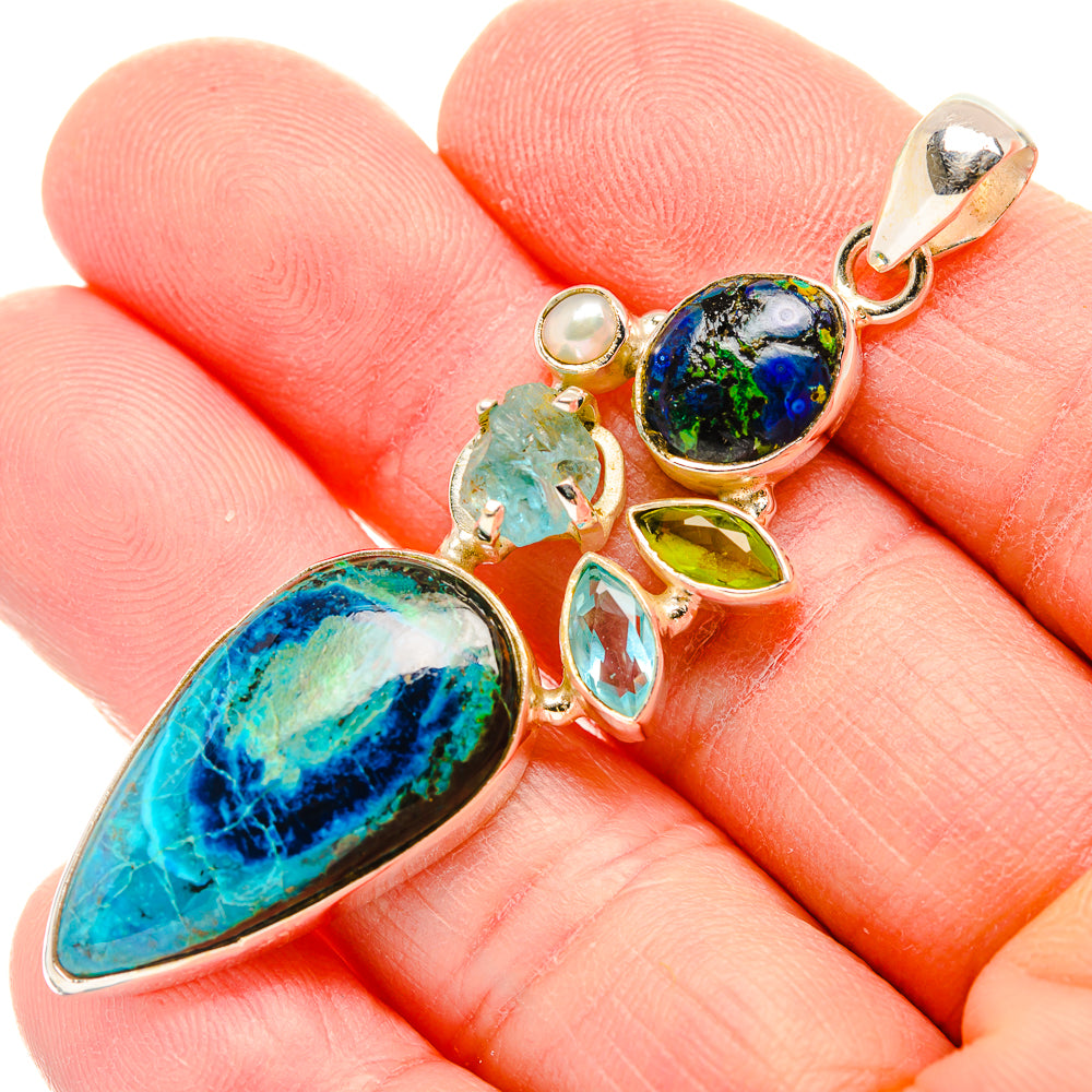 Shattuckite Pendants handcrafted by Anasilvercos - PD33999