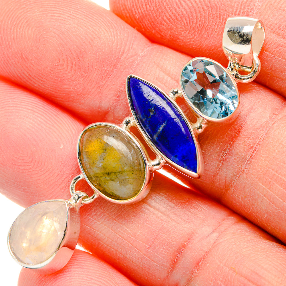 Labradorite Pendants handcrafted by Anasilvercos - PD34009