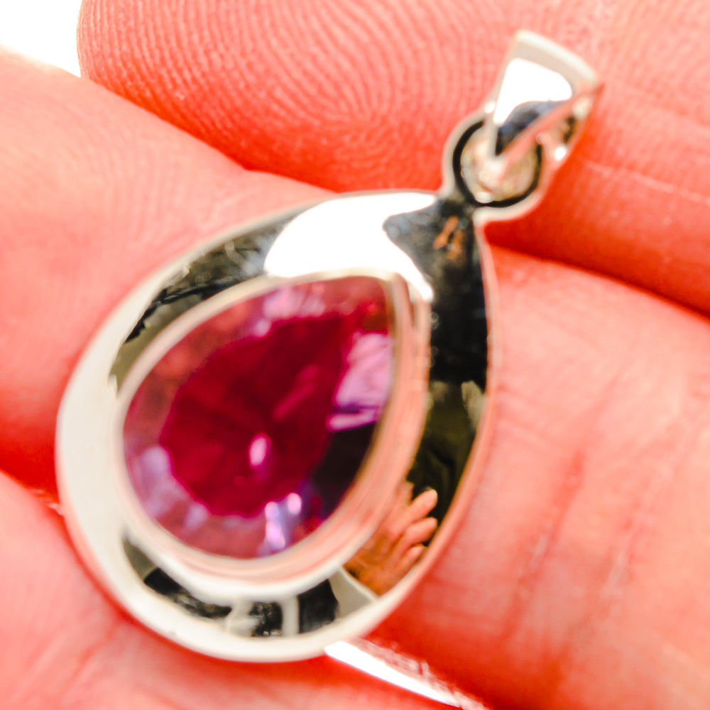 Color Change Alexandrite (Lab.) Pendants handcrafted by Anasilvercos - PD34030