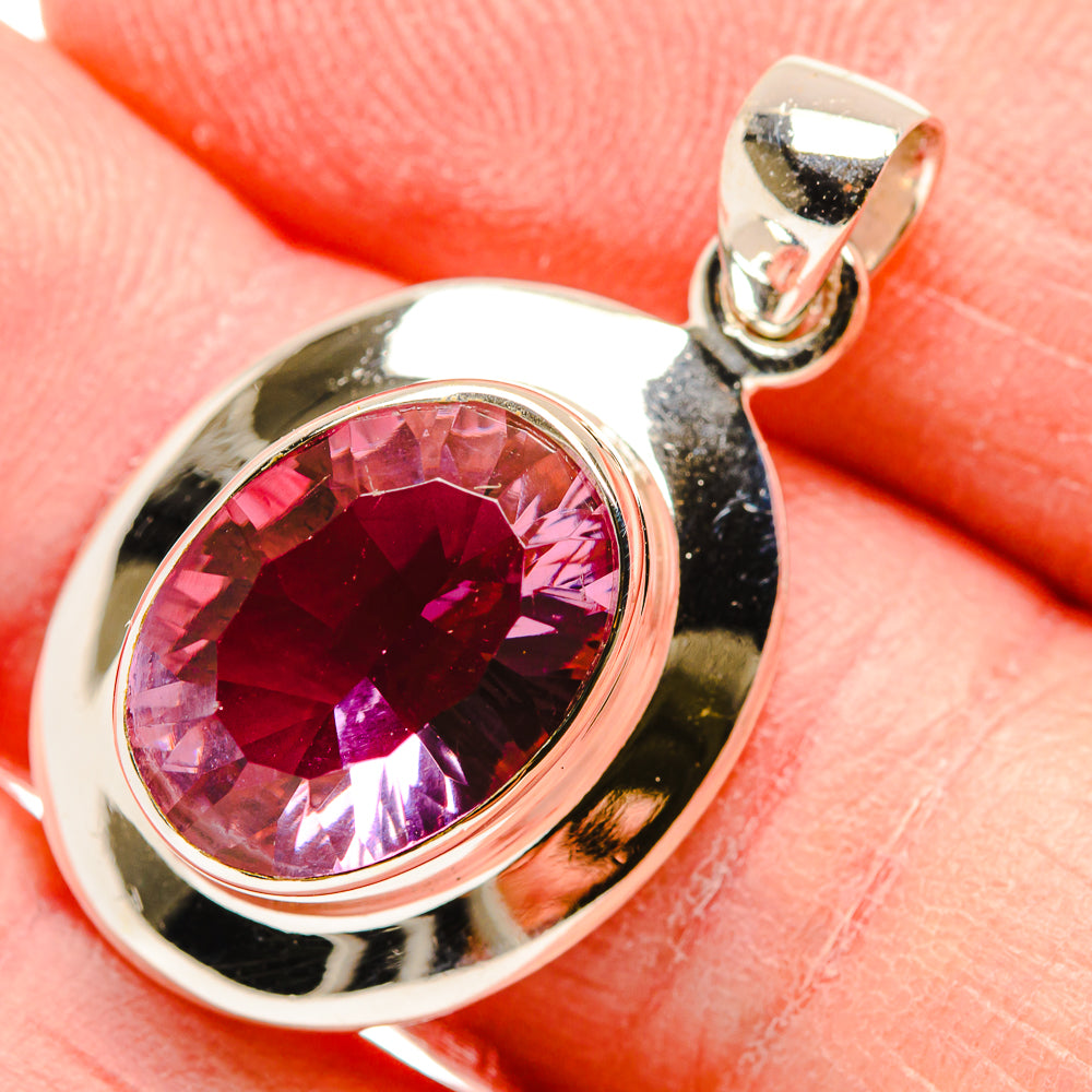 Color Change Alexandrite (Lab.) Pendants handcrafted by Anasilvercos - PD34031