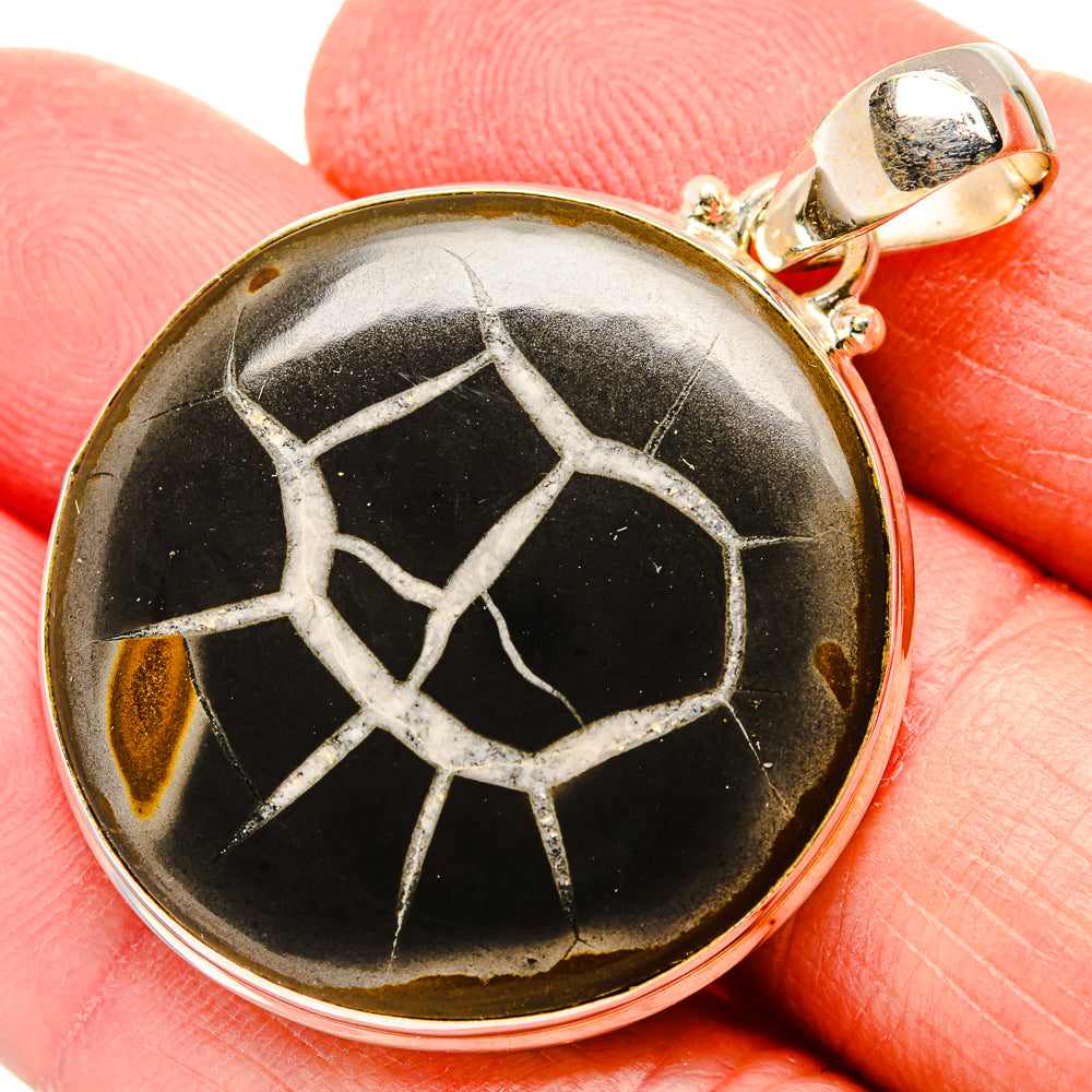 Septarian Geode Pendants handcrafted by Anasilvercos - PD34035