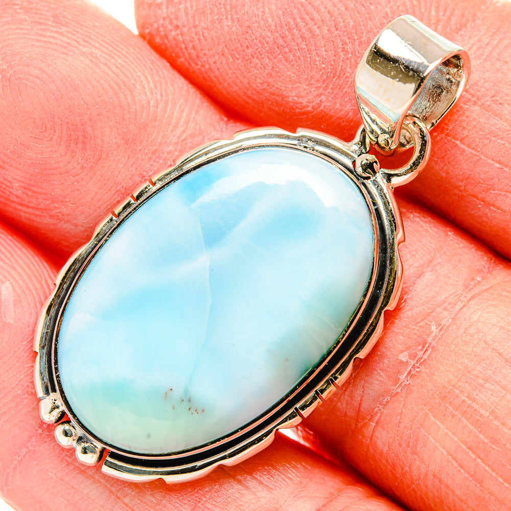 Larimar Pendants handcrafted by Anasilvercos - PD34046