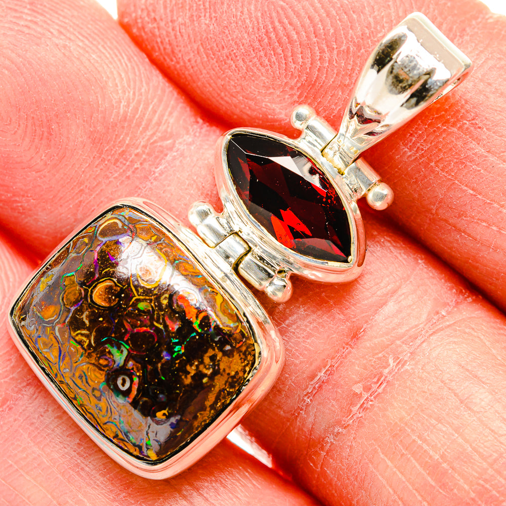 Golden Pietersite Pendants handcrafted by Anasilvercos - PD34072