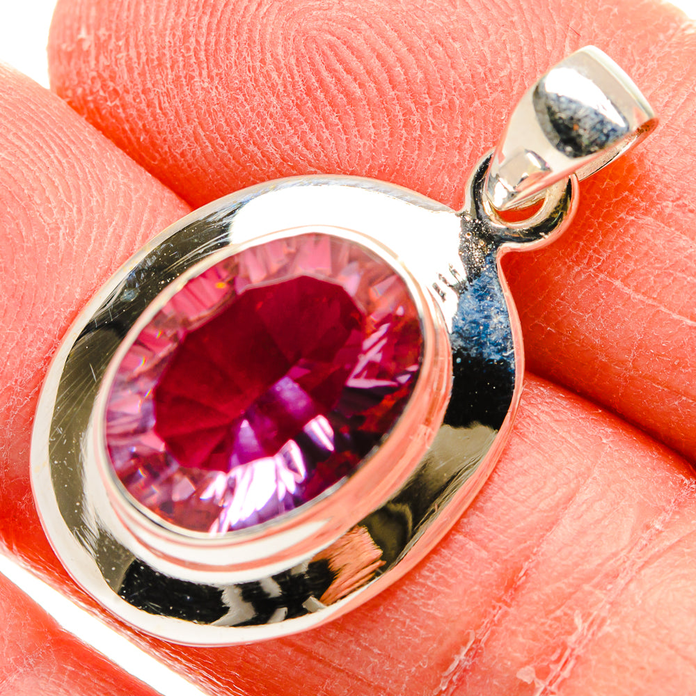 Color Change Alexandrite (Lab.) Pendants handcrafted by Anasilvercos - PD34084