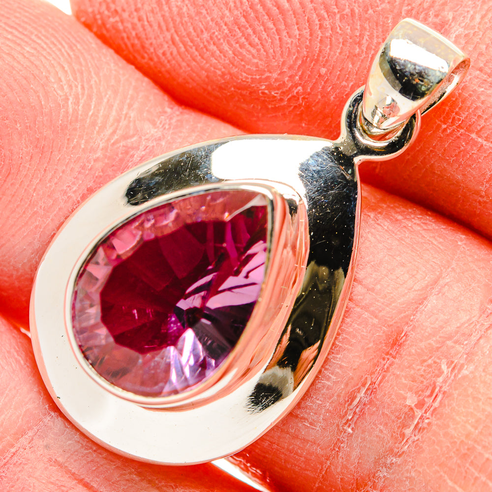Color Change Alexandrite (Lab.) Pendants handcrafted by Anasilvercos - PD34087