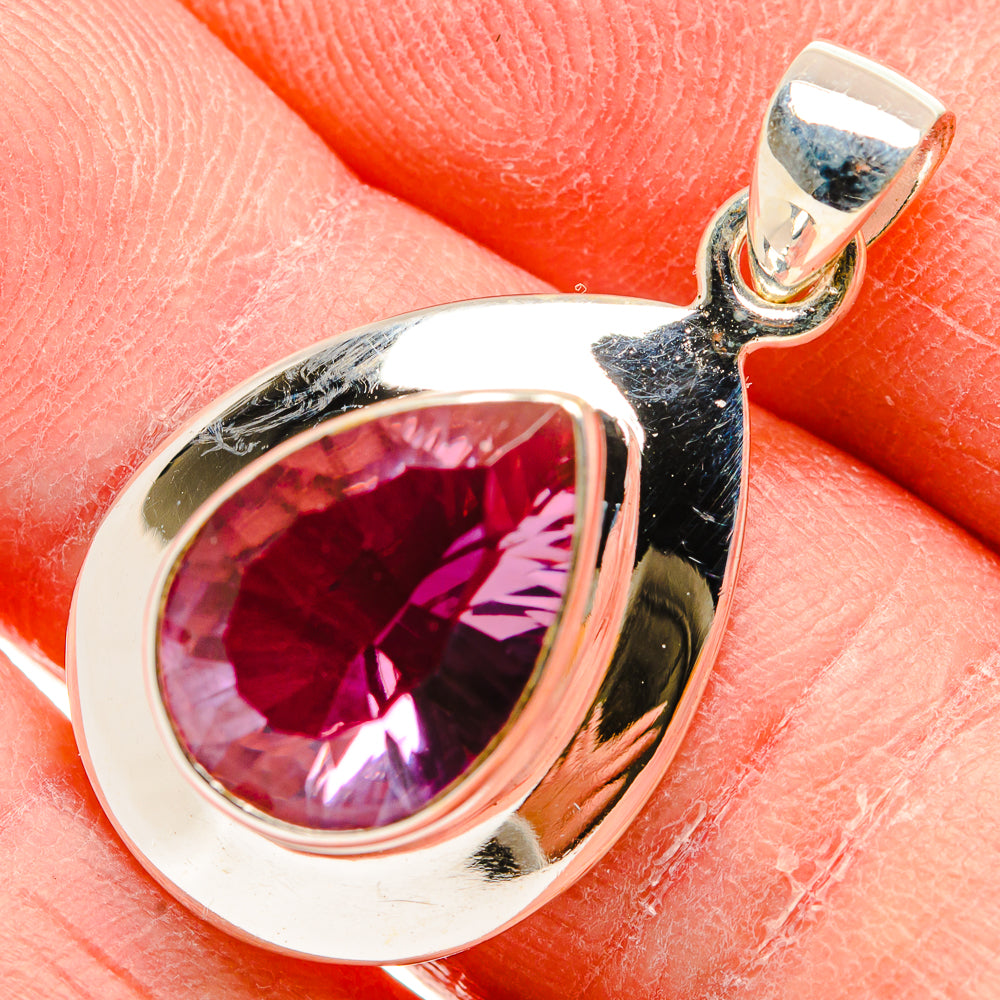 Color Change Alexandrite (Lab.) Pendants handcrafted by Anasilvercos - PD34091