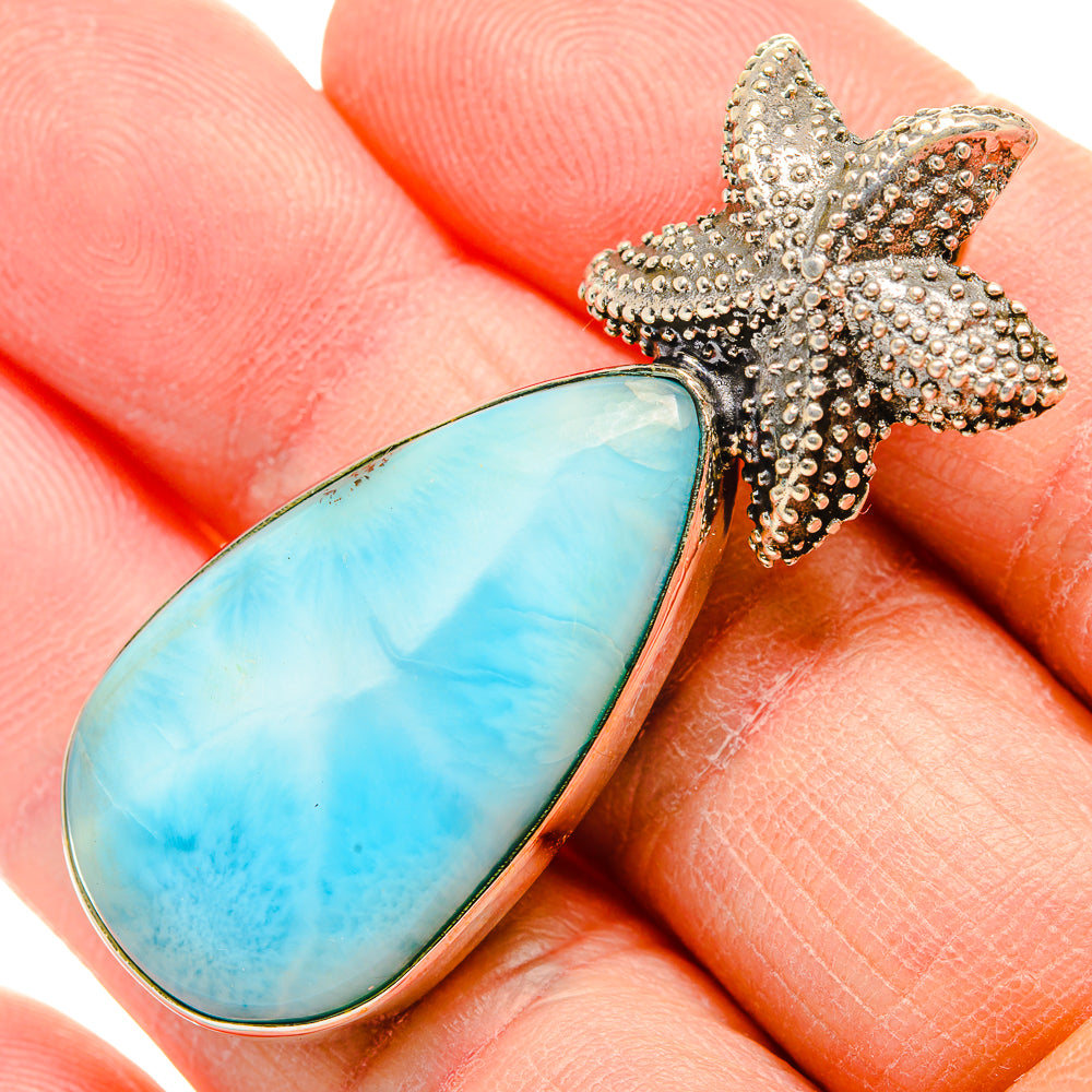 Larimar Pendants handcrafted by Anasilvercos - PD34100