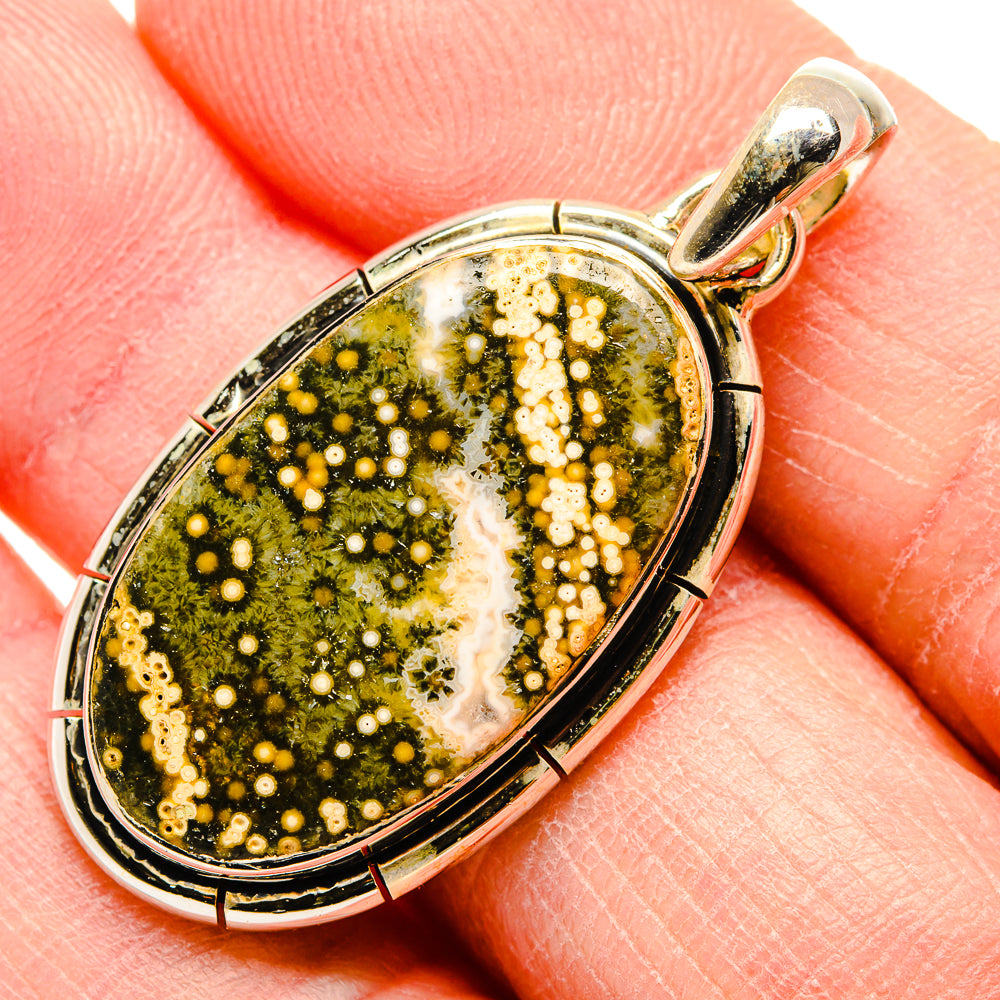 Ocean Jasper Pendants handcrafted by Anasilvercos - PD34102