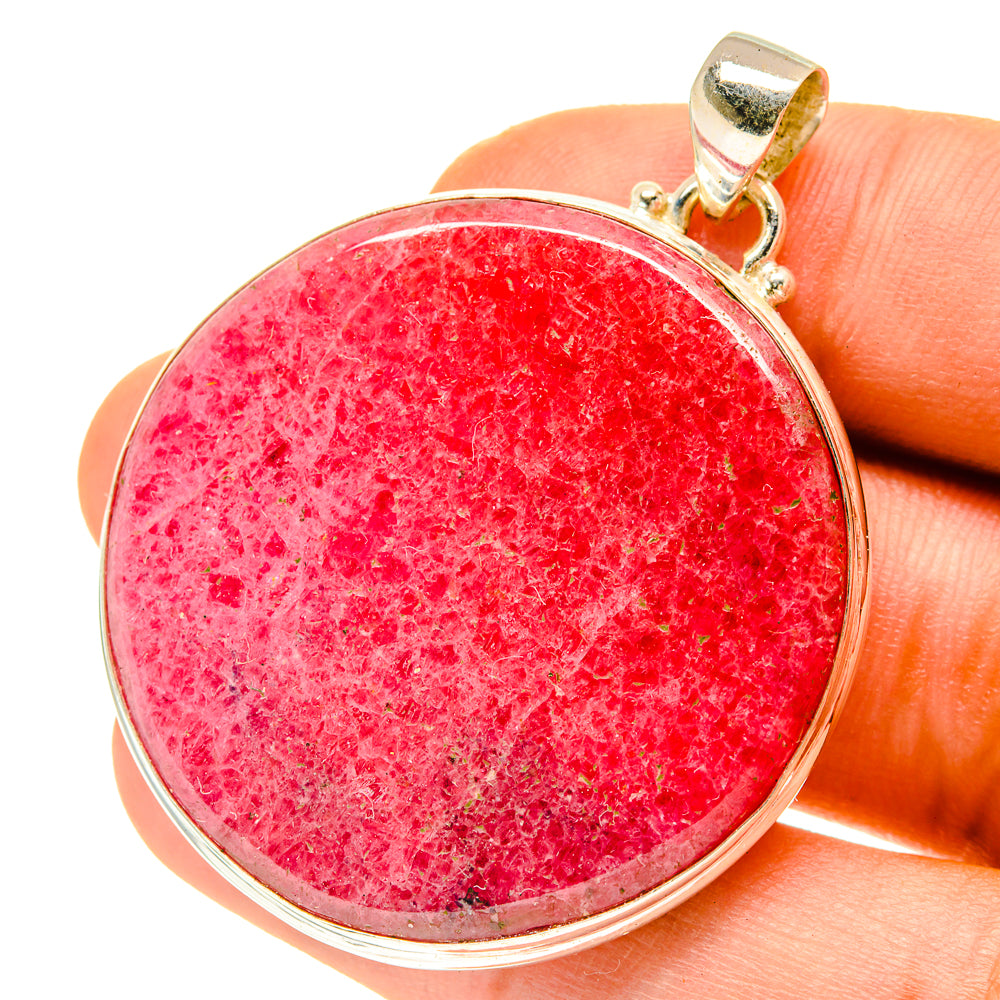 Rhodonite Pendants handcrafted by Anasilvercos - PD3412