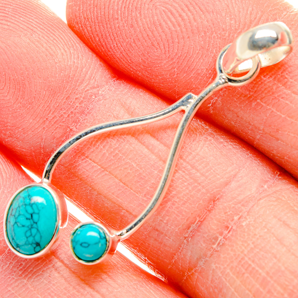 Howlite Pendants handcrafted by Anasilvercos - PD34144