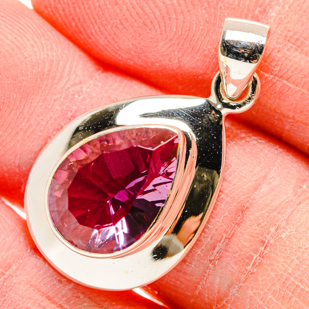Color Change Alexandrite  (Lab.) Pendants handcrafted by Anasilvercos - PD34145