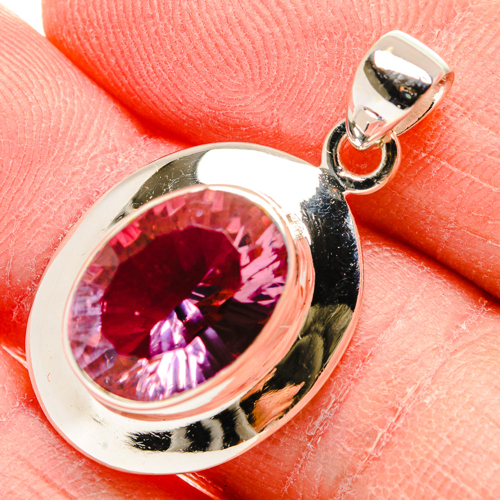Color Change Alexandrite  (Lab.) Pendants handcrafted by Anasilvercos - PD34146