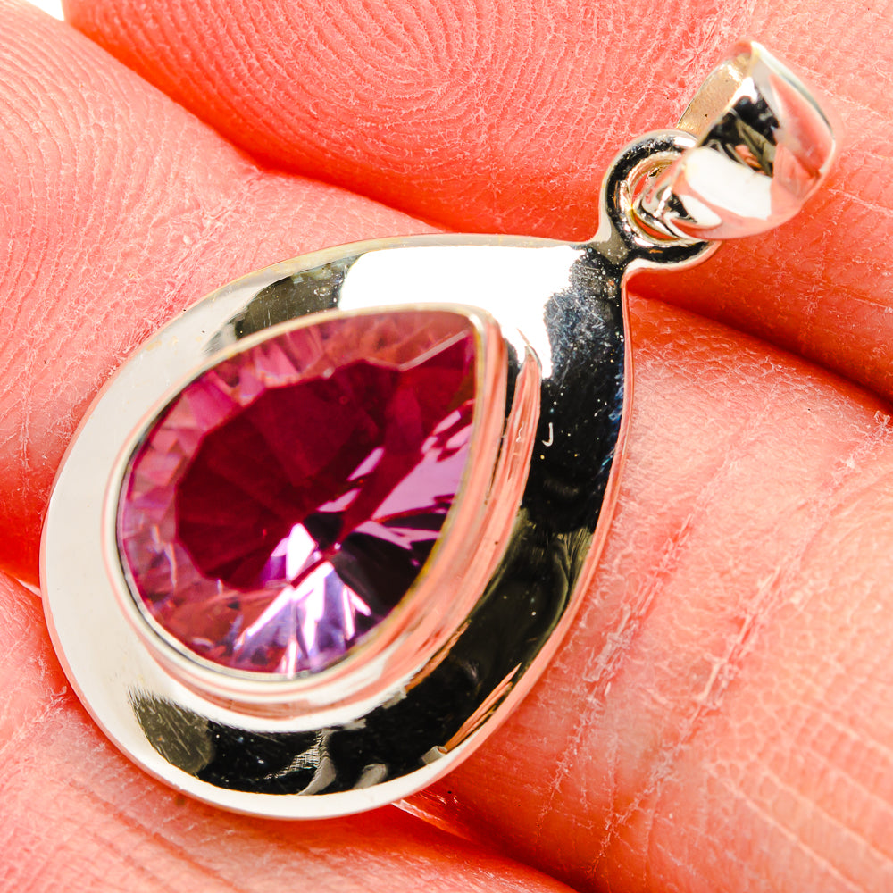 Color Change Alexandrite  (Lab.) Pendants handcrafted by Anasilvercos - PD34147