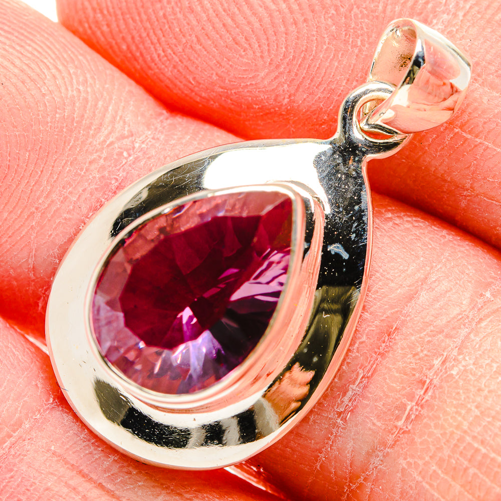 Color Change Alexandrite  (Lab.) Pendants handcrafted by Anasilvercos - PD34149