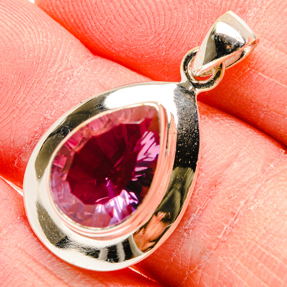Color Change Alexandrite  (Lab.) Pendants handcrafted by Anasilvercos - PD34151