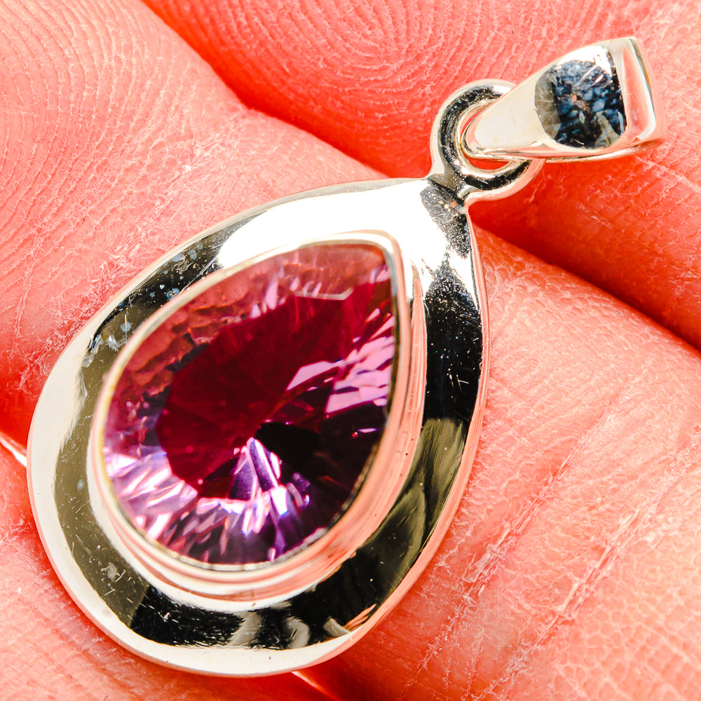 Color Change Alexandrite  (Lab.) Pendants handcrafted by Anasilvercos - PD34153