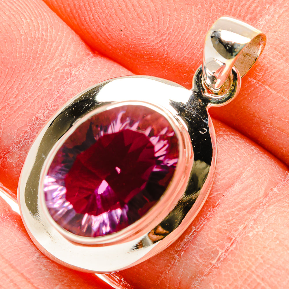 Color Change Alexandrite  (Lab.) Pendants handcrafted by Anasilvercos - PD34156