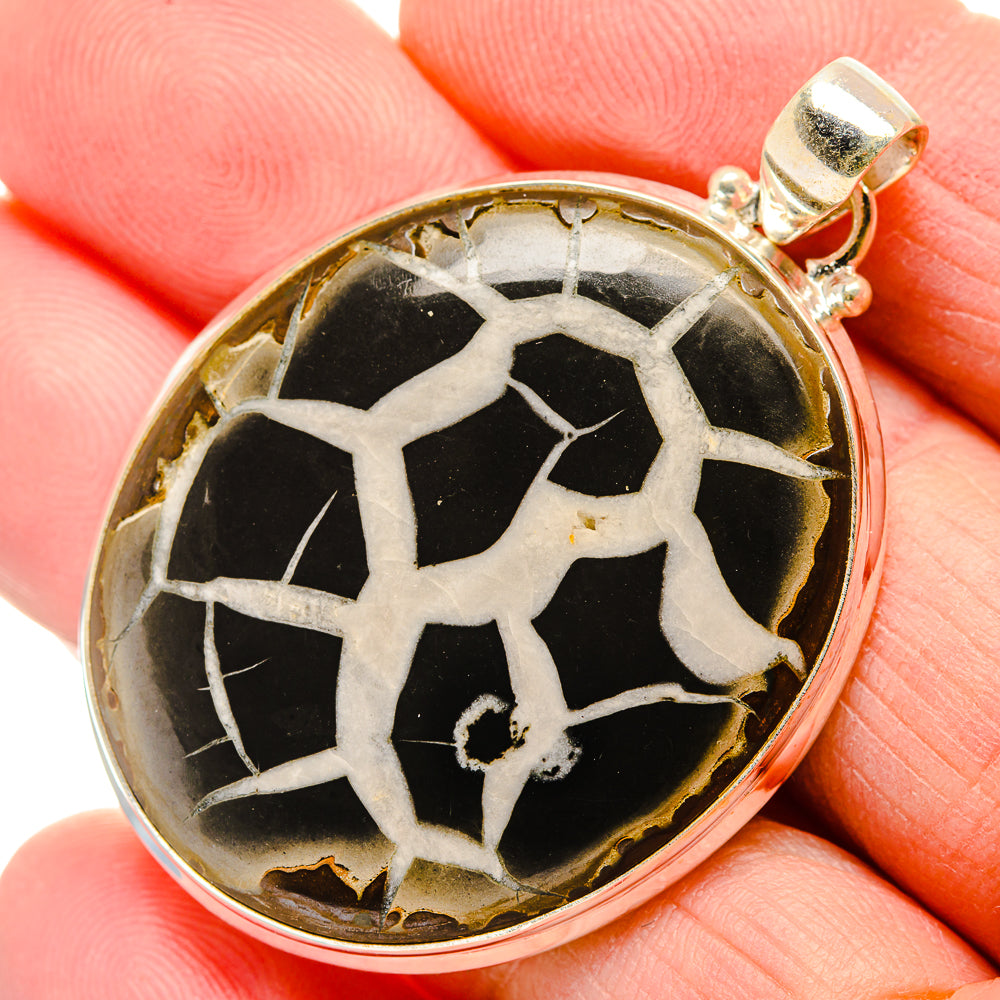 Septarian Geode Pendants handcrafted by Anasilvercos - PD34158