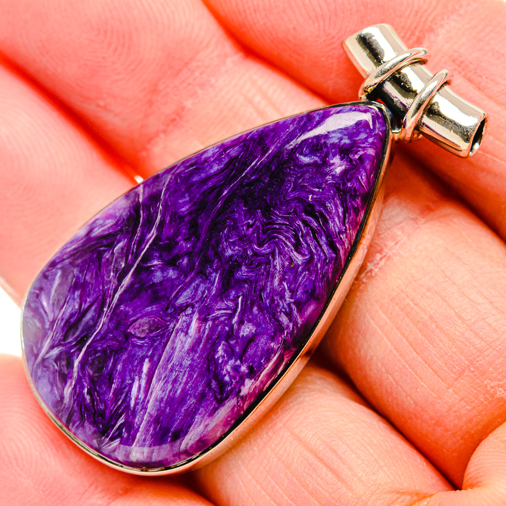 Charoite Pendants handcrafted by Anasilvercos - PD34160