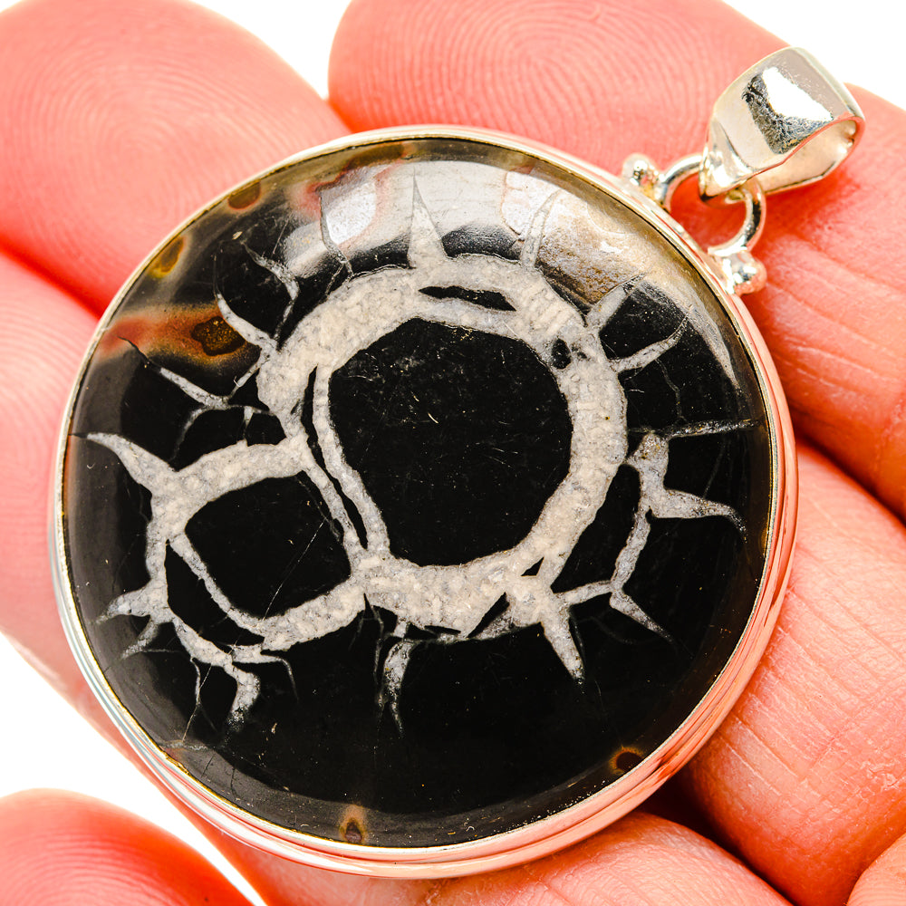 Septarian Geode Pendants handcrafted by Anasilvercos - PD34162
