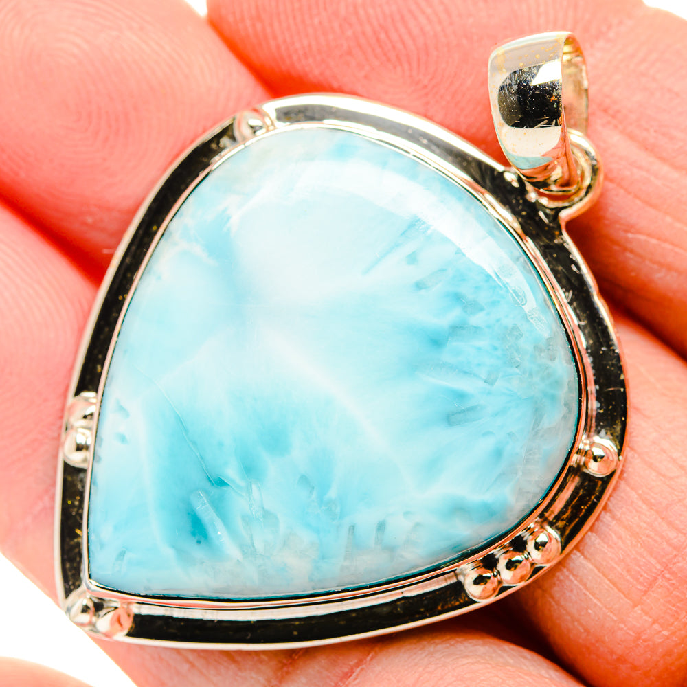 Larimar Pendants handcrafted by Anasilvercos - PD34166