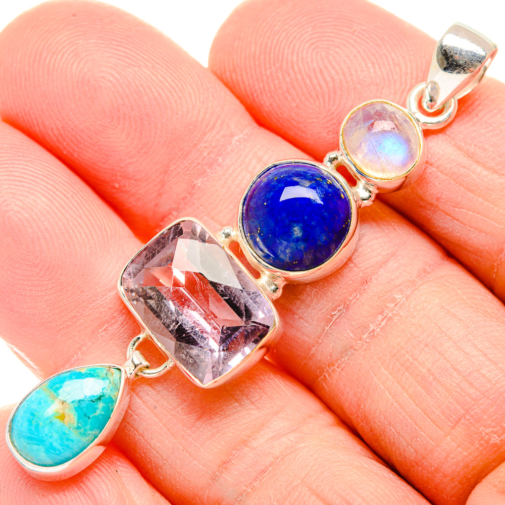Color Change Alexandrite (Lab.) Pendants handcrafted by Anasilvercos - PD34182