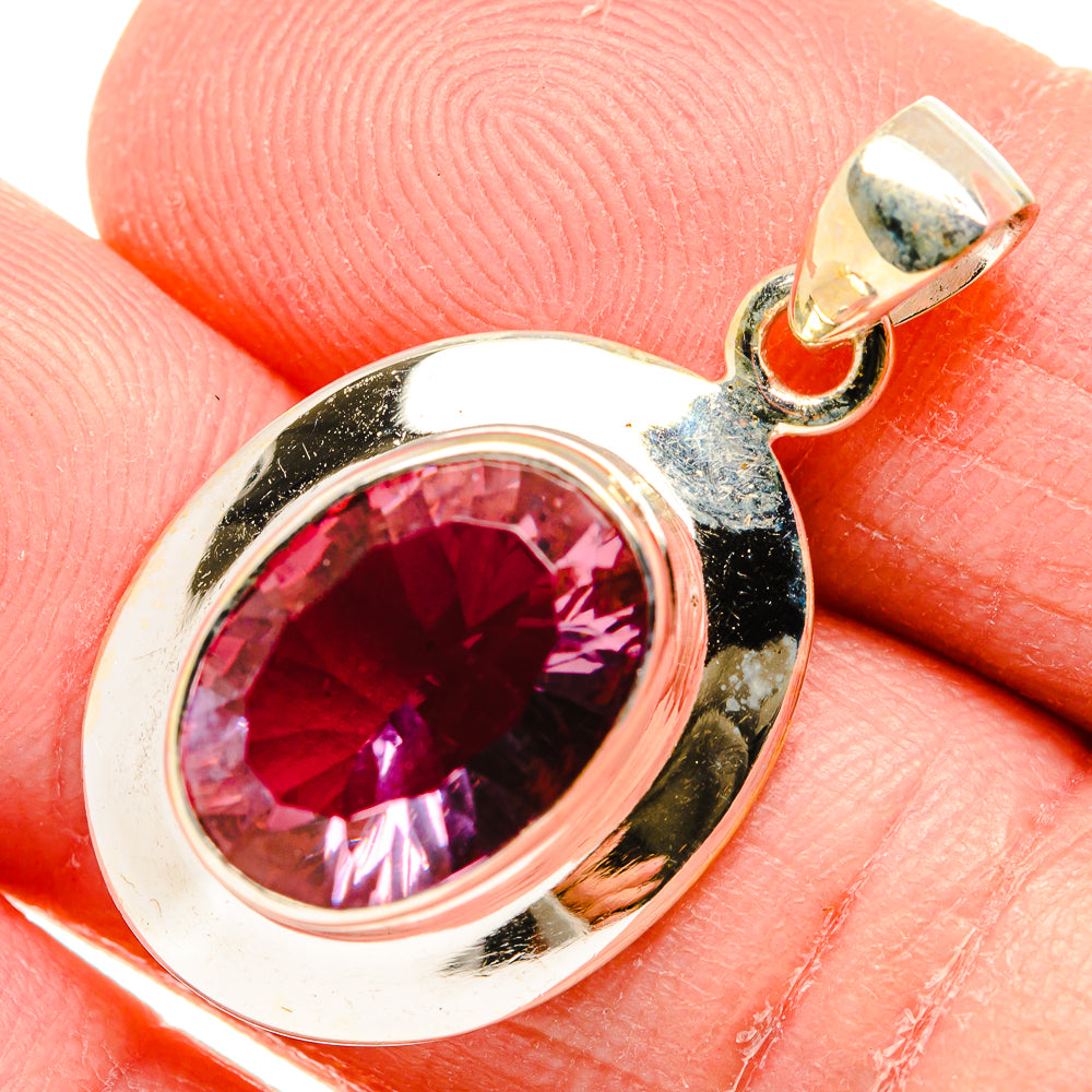 Color Change Alexandrite (Lab.) Pendants handcrafted by Anasilvercos - PD34215