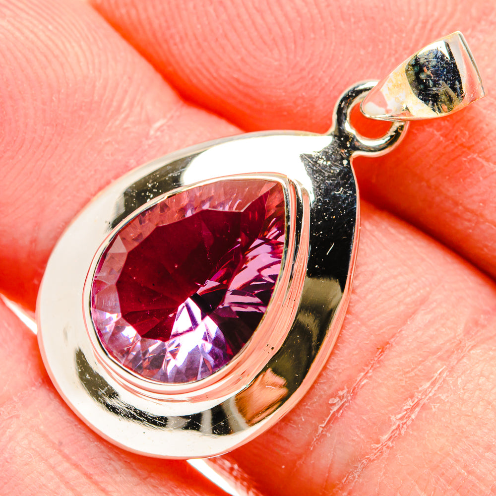 Color Change Alexandrite (Lab.) Pendants handcrafted by Anasilvercos - PD34218