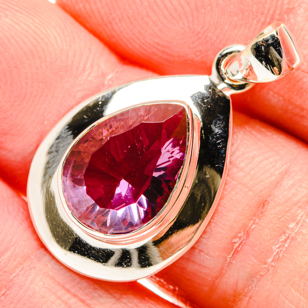 Color Change Alexandrite (Lab.) Pendants handcrafted by Anasilvercos - PD34220