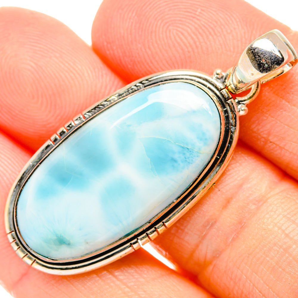 Larimar Pendants handcrafted by Anasilvercos - PD34223